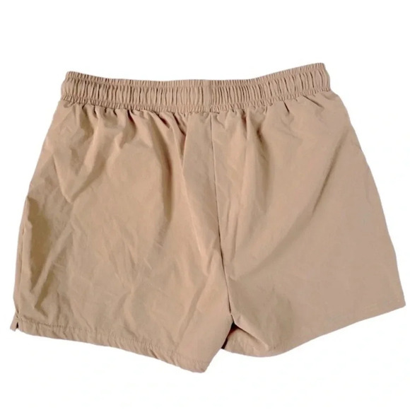 Boys Tan Swim Shorts with Black Contrast Size Large 27/28W - Picture 2 of 8